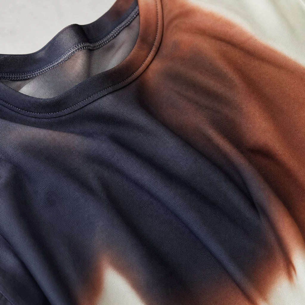 Vestido midi de punto cuello alto manga larga abertura Mars – Labetina
