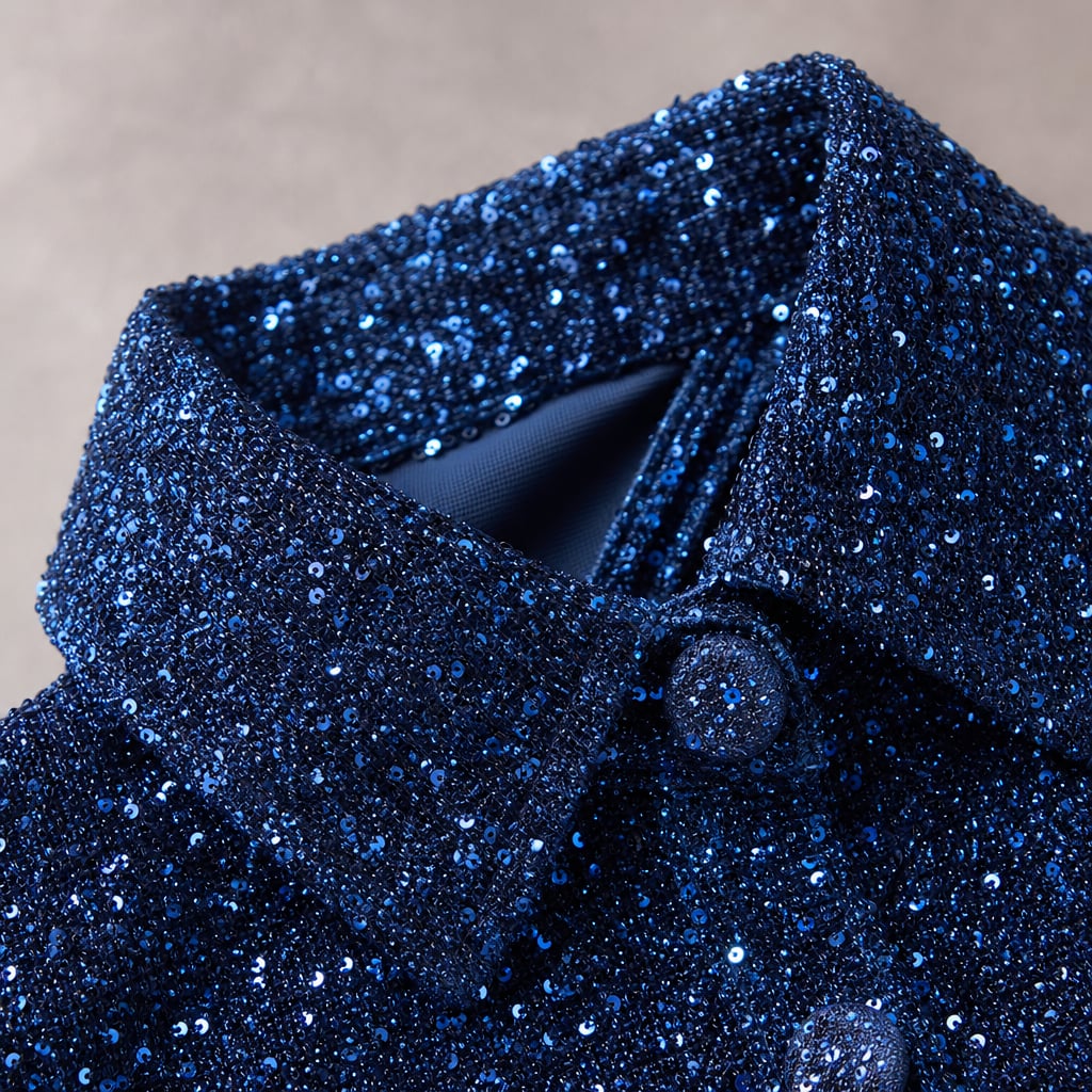 Jumpsuit wide-leg un hombro degradado azul largo – Labetina