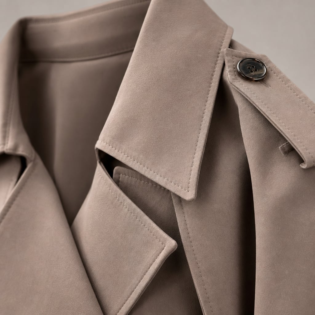 Trench coat longline oversize con cinturón Mocha – Labetina